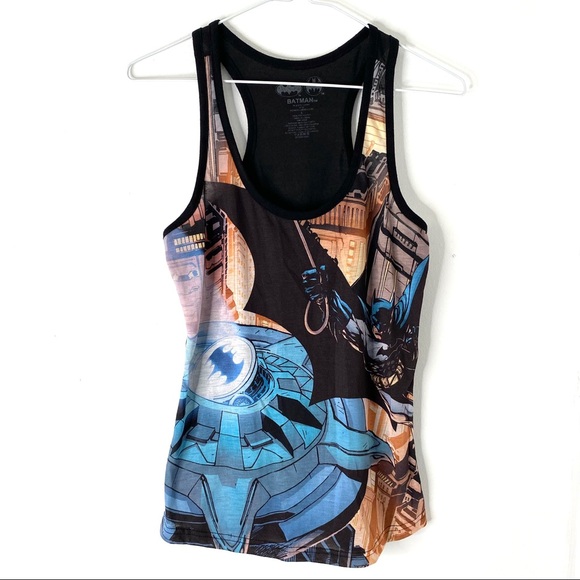 Batman Tops - Batman Graphic Racerback Tank Top